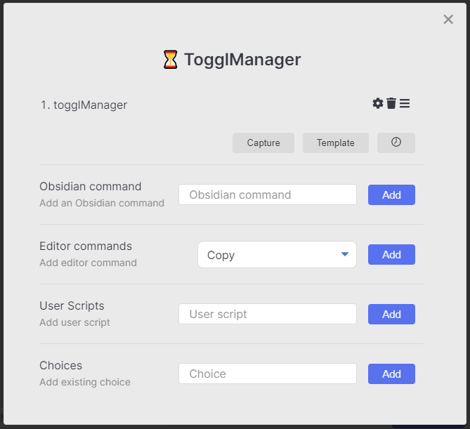 TogglManager Macro